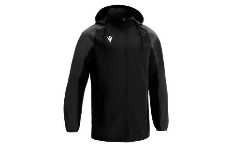 KRU - ELBRUS FULL LENGTH ZIP RAINJACKET BLK/DGRY