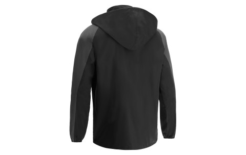 KRU - ELBRUS FULL LENGTH ZIP RAINJACKET BLK/DGRY